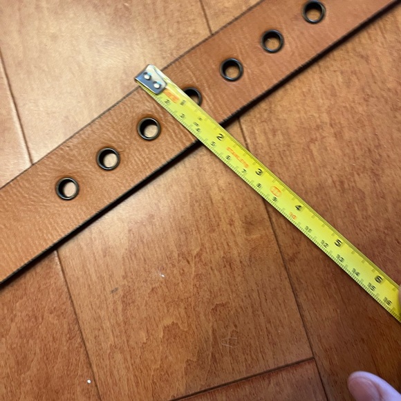 Ladies Brave burgundy leather belt - Picture 11 of 15